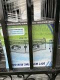 20' BI-PARTING IRON GATE, 240''