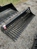 NEW SKID STEER ROCK BUCKET, 84''