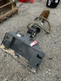 BOBCAT SKID STEER AUGER ATTACHMENT, 12'' BIT