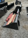 SKID STEER BUCKET WITH TEETH, 66''
