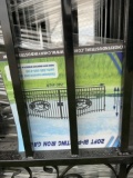 20' BI-PARTING IRON GATE, 240''