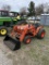 KUBOTA B1750 TRACTOR, 4WD, LOADER, HYDROSTAT, TURF TIRES, 345 PLUS 119 HOURS SHOWING
