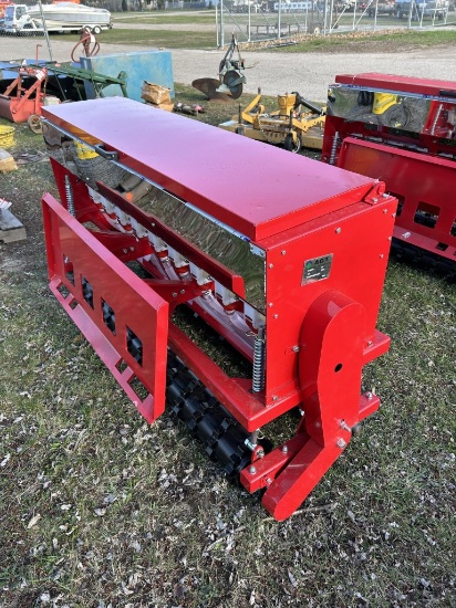 NEW 2024 AGT STSD 10 SEEDER, 3PT OR SKID STEER, 10-HOLE, S/N: STSD1025010101P