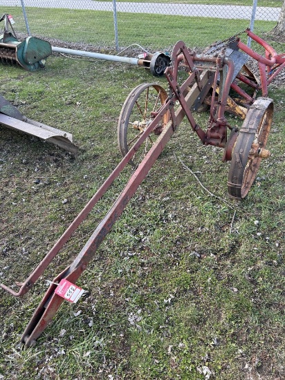 1-SHANK SUBSOILER, STEEL WHEEL, PULL TYPE