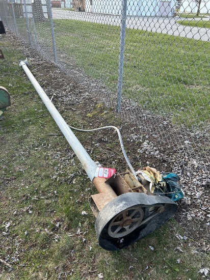FERTILIZER AUGER, 16', ELECTRIC MOTORS