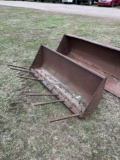 LOADER BUCKET WITH TINES, 67''