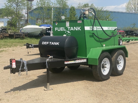 NEW/UNUSED INDUSTRIOUS AMERICA 2024 FUEL TRAILER