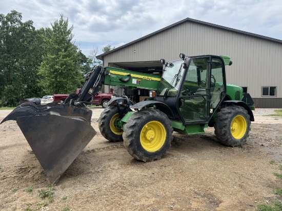2007 John Deere 3420 Telehandler, 3,950 Hours, EROPS, Diesel Engine, 7500# Max. Load Capacity, 23''