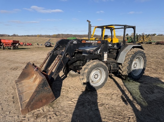 Ta28 Loader WHITE 6085 TRACTOR W/ WESTENDORF TA-28 LOADER, 4WD, 3PT, PTO, 2 REMOTES ...
