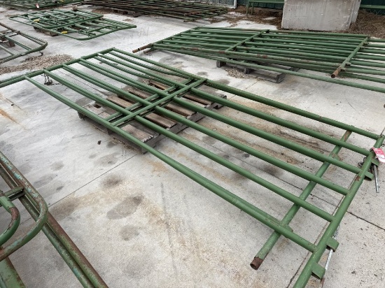 Powder River livestock gates, (Qty 2) 141'' long x 64'' tall