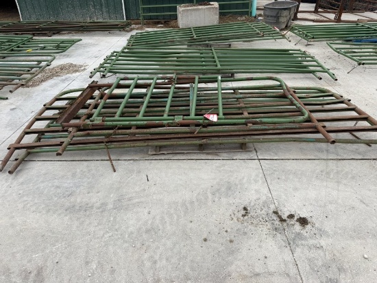 Powder River livestock gates, (Qty 2) 141'' long x 64'' tall, (Qty 1) 93'' long x 64'' tall, (Qty 1)
