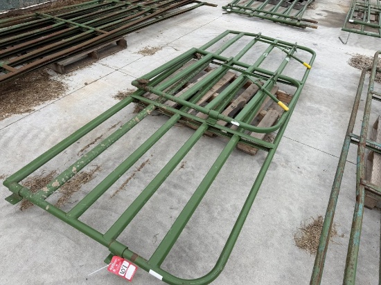 Powder River gates, (Qty 1) 141'' long x 53'' tall, (Qty 1) 45'' x 53''
