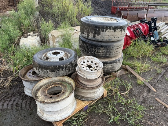 Assorted rims & tires