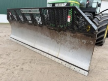 Grouser Ag Pro 16 Dozer Blade, 16' 4 way, silage extension, with 760 tractor mounts, SN: 10203596, (