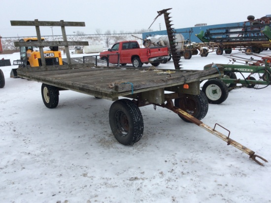 Flat Rack Hay Wagon
