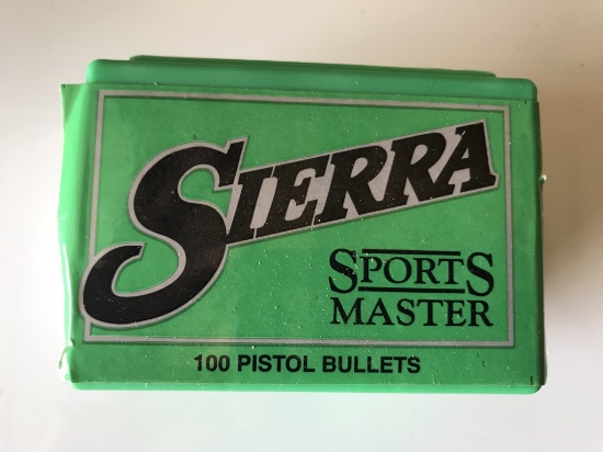 Sierra Sports Master 100 Pistol Bullets