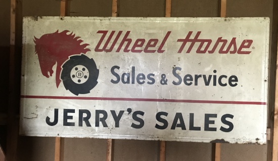 Wheel Horse Sales & Service Advertising Sign