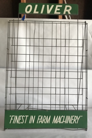 Oliver "Finest in Farm Machinery" Display Rack