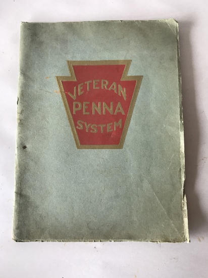 1923 Penna Veteran System Pennsylvania RR System Catalog