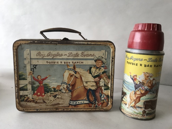 Roy Rogers & Dale Evans Lunch Box & Thermos