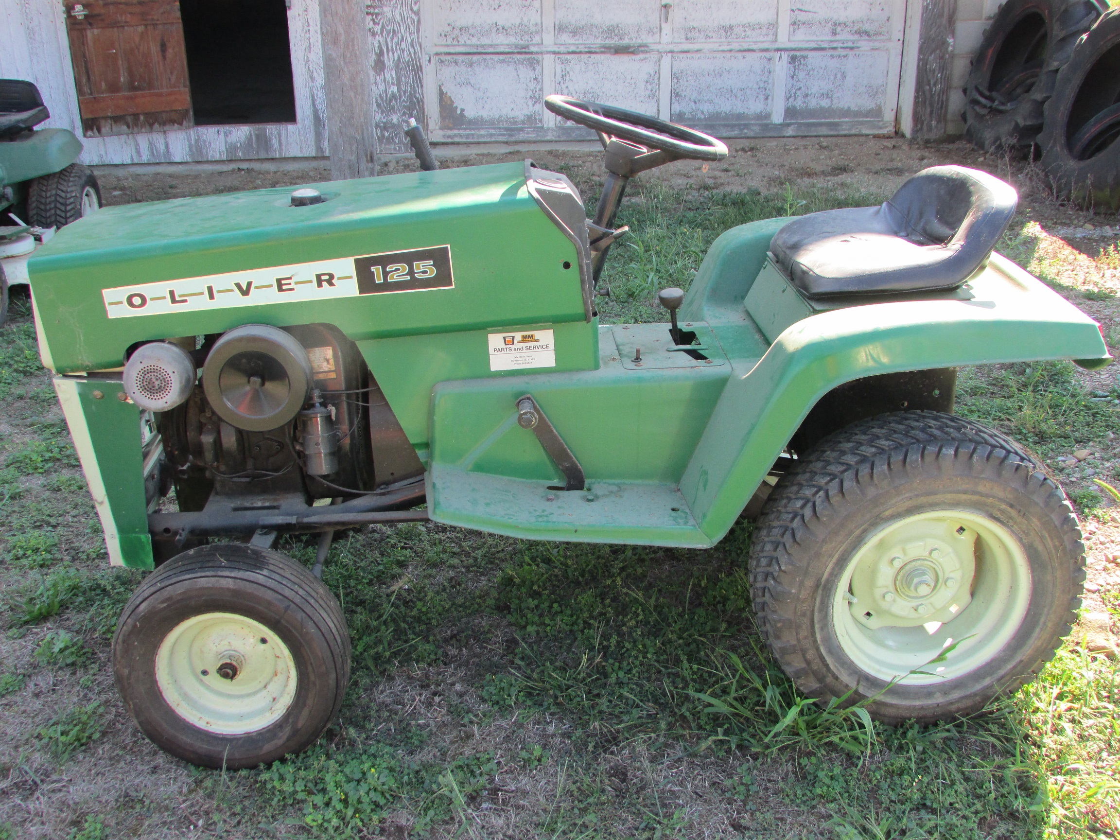 Oliver 125 Garden Tractor Proxibid