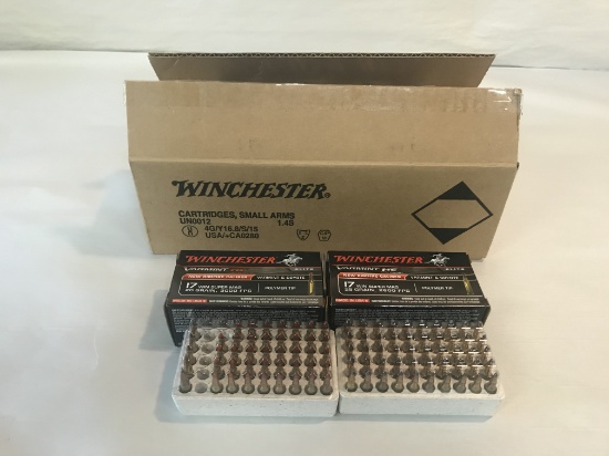 Winchester .17 Win Mag Case of Cartridges