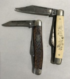 2 Schrade Pocket Knives