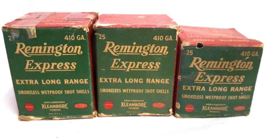 (3) Remington Express .410