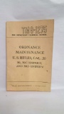 War Department Technical Manual TM9-1275 US Rifles CAL .30 June 1947