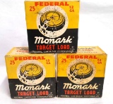 (3) Federal Monark 12GA Target Load
