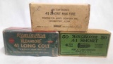 (2) Remington & (1) Winchester .41 Cartridges