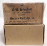 (2) 30-06 Springfield Cartridges