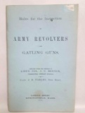 Rules for Inspection Army Revolvers & Gatling Guns