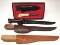 (4) Knives Schrade, Boker, Western.. Fillet & Collector Knives