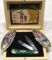 Worlds Greatest Grandson & Steel Warrior Pair of Dragon Pocket Knives