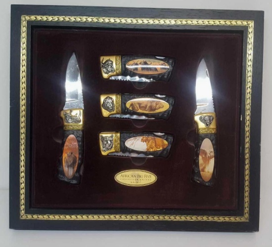 African Big Five Collector Knife Set