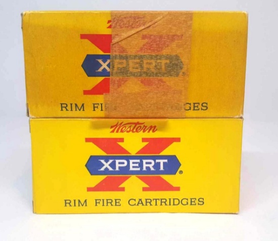 (2) Winchester Western Expert .22 Ammo