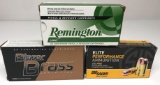 (3) Boxes of .380 Ammo - Remington, Sig Sauer, Blazer Brass