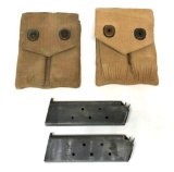 (2) Military Clip Pouch & 2 Clips