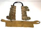 (2) Military Ammo/Clip Belts