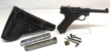 1928 Luger 9MM Officers Model w/P38 Holster