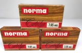 (3) Norma 7.65 Arg. Cartridges