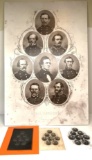 Large Print, Small Photo & Negative of Rebel Officers