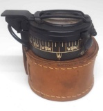 Navigational Compass w/leather pouch