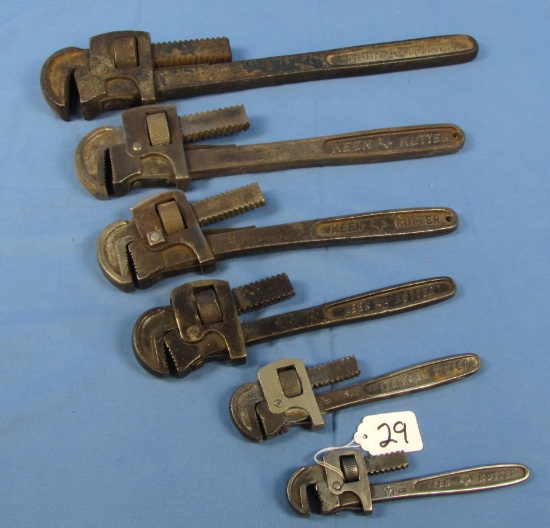 Pipe Wrenches: Keen Kutter; 16”; 14”; 12”; 10”; 8”; 6”