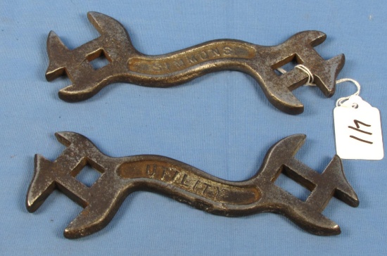 2 Utility Wrenches; Simmons