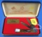 Pocket Knife; Case Xx; 2 Blade; Rog6254ss Rogers Bone Trapper; Collectors Series; Handsome Harry Ga