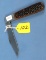 Single Blade Folding Knife; Winchester #1703