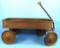 Metal Child's Wagon; Winchester; Red Lettering; Sliding Bed; Disc Wheels