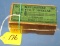 Cartridges; Winchester; .38 Colt Special; Old Sealed Box; 2 Pc.; Full; Green Label